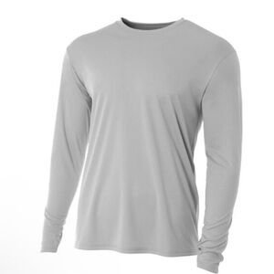 A4 N3165 Men's Cooling Performance T Shirt Long Sleeve Moisture Wicking